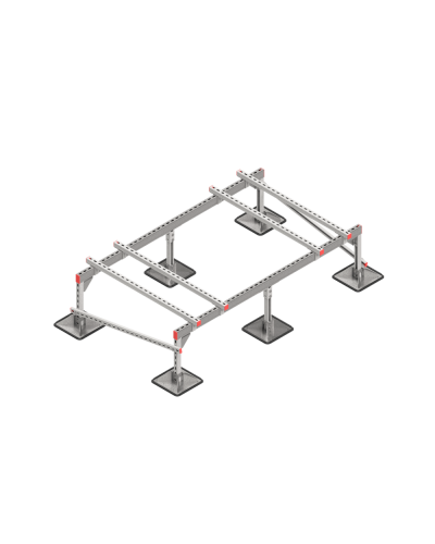 Опорная конструкция для установки оборудования TECHNORAPTOR STEELFOOT 2000х1200 КМ-профиль (KM-TR-STF-SSEI-2000-1200) в Коврове Системы видеонаблюдения Pintop.ru