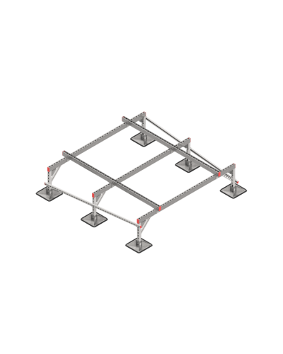 Опорная конструкция для установки оборудования TECHNORAPTOR STEELFOOT 2000х2000 HD КМ-профиль (KM-TR-STF-SSEI-2000-2000 HD) в Коврове Системы видеонаблюдения Pintop.ru