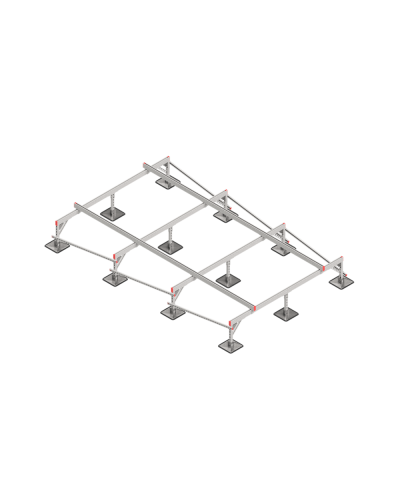 Опорная конструкция для установки оборудования TECHNORAPTOR STEELFOOT 2500х4000 КМ-профиль (KM-TR-STF-SSEI-2500-4000) в Коврове Системы видеонаблюдения Pintop.ru