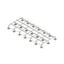 Опорная конструкция для установки оборудования TECHNORAPTOR STEELFOOT 2500х6000 КМ-профиль (KM-TR-STF-SSEI-2500-6000)