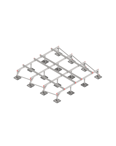 Опорная конструкция для установки оборудования TECHNORAPTOR STEELFOOT 3000х3000 КМ-профиль (KM-TR-STF-SSEI-3000-3000) в Коврове Системы видеонаблюдения Pintop.ru
