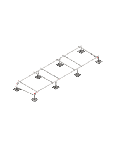 Опорная конструкция для установки оборудования TECHNORAPTOR STEELFOOT 5000х1500 HD КМ-профиль (KM-TR-STF-SSEI-5000-1500 HD) в Коврове Системы видеонаблюдения Pintop.ru