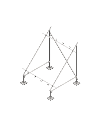 Опорная конструкция для установки солнечной панели/коллектора TECHNORAPTOR STEELFOOT КМ-профиль (KM-TR-STF-SSfSPI-C) в Коврове Системы видеонаблюдения Pintop.ru