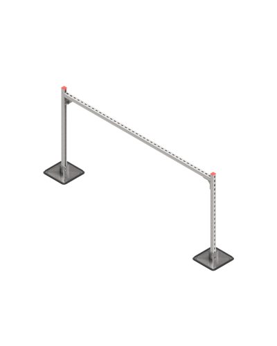 Опорная конструкция для горизонтальных прямоугольных воздуховодов и металлических лотков кабеленесущих систем TECHNORAPTOR STEELFOOT 2000х1000 HD КМ-профиль (KM-TR-STF-SSHRAD-2000-1000 HD) в Коврове Системы видеонаблюдения Pintop.ru