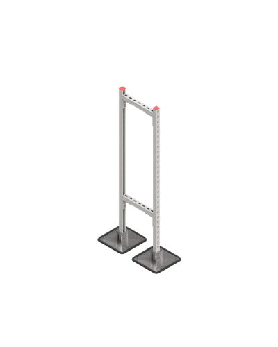Опорная конструкция для горизонтальных прямоугольных воздуховодов и металлических лотков кабеленесущих систем TECHNORAPTOR STEELFOOT 350х1500 HD КМ-профиль (KM-TR-STF-SSHRAD-350-1500 HD) в Коврове Системы видеонаблюдения Pintop.ru