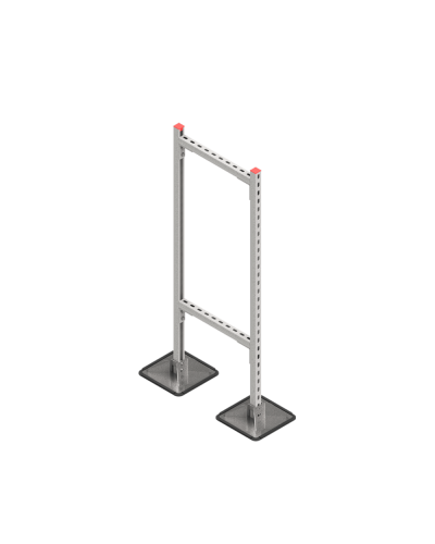 Опорная конструкция для горизонтальных прямоугольных воздуховодов и металлических лотков кабеленесущих систем TECHNORAPTOR STEELFOOT 500х1500 HD КМ-профиль (KM-TR-STF-SSHRAD-500-1500 HD) в Коврове Системы видеонаблюдения Pintop.ru