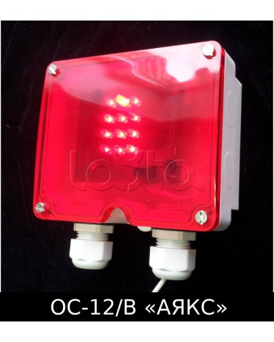 Оповещатель световой взрывозащищенный ОС-12/В Аякс Магнито-Контакт в Коврове Оповещатели Ex Pintop.ru