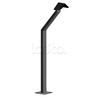 Стойка кнопки выхода Аякс наклонная исп.01 (под бетонирование), черная Магнито-контакт