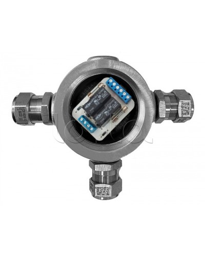 Магнито-Контакт УК-ВК-Ех-24 АЯКС Т, с тремя кабельными вводами ВН25 в Коврове Комутационные взрывозащищенные коробки Pintop.ru