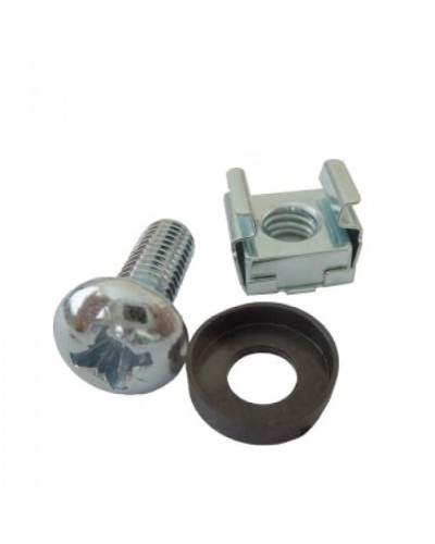 Комплект крепежа (винт М5 чёрный, гайка кузовная М5, шайба 5 чёрная по 40шт) МЕТА 9919 в Коврове Система оповещения и трансляции Мета Pintop.ru