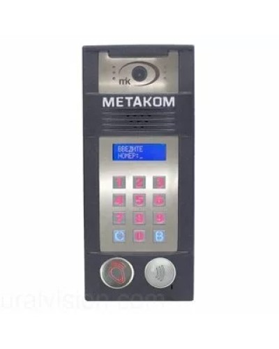 Многоабонентый антивандальный блок вызова со встроенной гибридной видеокамерой Метаком MК2018-MFCGVH в Коврове Блоки вызова многоабонентные Pintop.ru
