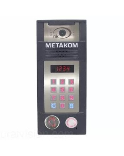 Многоабонентый антивандальный блок вызова со встроенной гибридной видеокамерой Метаком MК2018-TMRFVH в Коврове Блоки вызова многоабонентные Pintop.ru