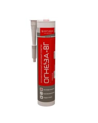 Герметик акриловый противопожарный Огнеза ОГНЕЗА-ВГ, туба 310 мл., цвет красный в Коврове Дополнительное оборудование пожаротушения Pintop.ru
