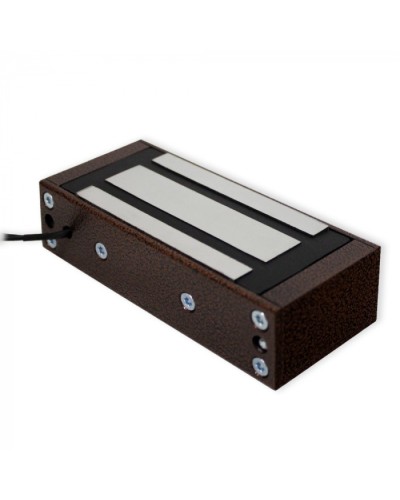 Замок электромагнитный Олевс М1-200 с планкой медный антик в Коврове Электромагнитные замки Pintop.ru