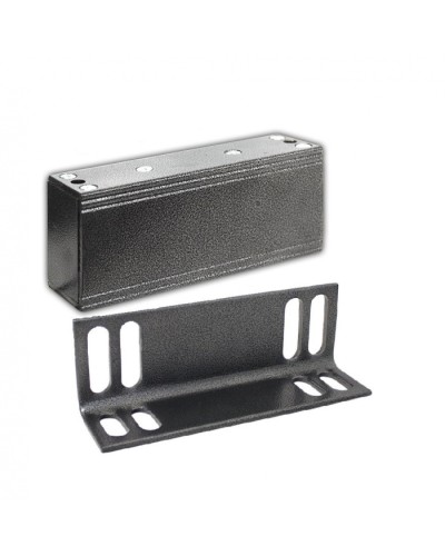 Замок электромагнитный Олевс М1-200 с уголком серебряный антик в Коврове Электромагнитные замки Pintop.ru