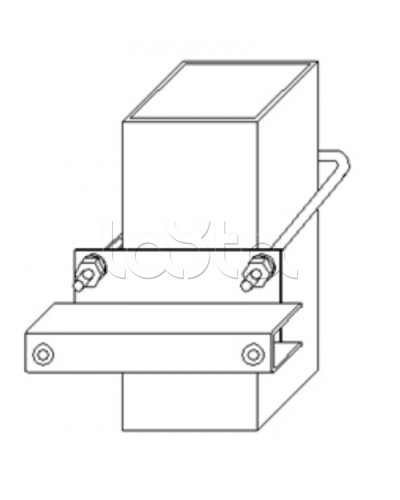 Узел крепления блоков подключения и управления БД-НР, БМ-НР, БУПР извещателей Омега-микродизайн УЗК-КС 80 в Коврове Кронштейны и планки для извещателей Pintop.ru