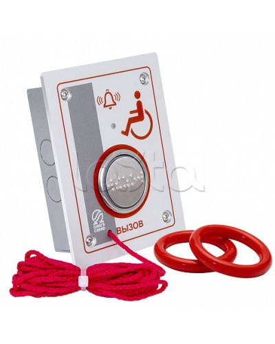 Кнопка ВЫЗОВ Омега Саунд AL-RB-1 (исп.М4) в Коврове Системы оповещения и управления эвакуацией Pintop.ru