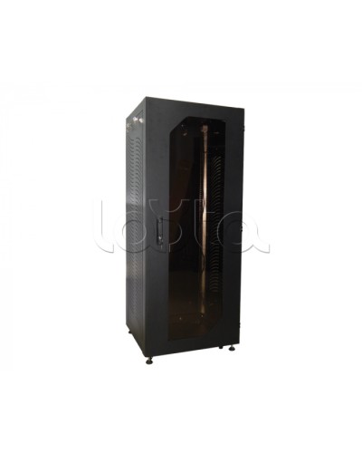 Шкаф телекоммуникационный Тромбон ТШ-326060Ч8 напольный 32U на 8 приборов в Коврове Система оповещения и трансляции Pintop.ru