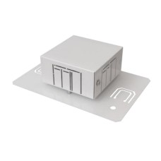 Коробка монтажная огнестойкая металлическая для троса КМОМ-ТС (8к х 10мм) 152х106х44 IP31 ПожТехКабель (077-006)