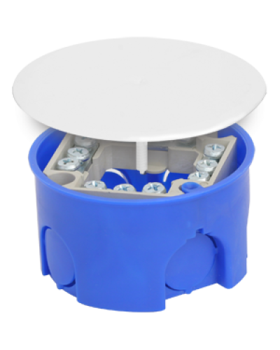 Коробка распаячная, для подштукатурного монтажа, с клеммником и крышкой, 73x42 (160шт/уп) ПожТехКабель 010-019 в Коврове Распределительные коробки Pintop.ru