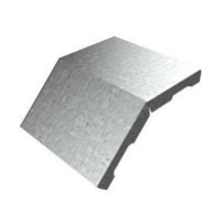 Крышка угла вертикального внешнего 45° 500х15 (1,0) для лестничного лотка ПожТехКабель (651-244)
