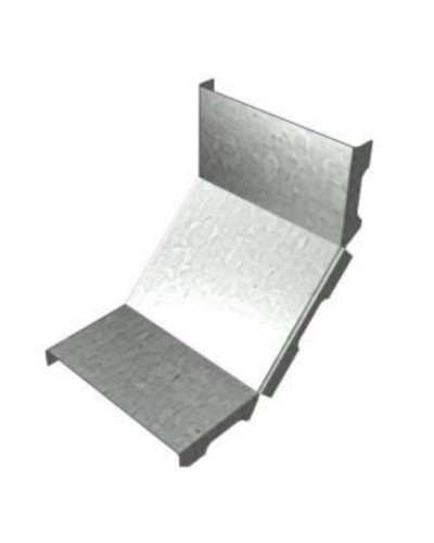 Крышка угла вертикального внутреннего 90° 100х15 (0,7) для лестничного лотка ПожТехКабель (651-001) в Коврове Кабельные лотки Pintop.ru