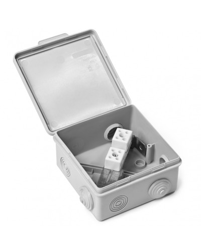 Коробка монтажная огнестойкая пластиковая герметичная КМОПГ IP54, 4 контакта для кабеля до 2,5мм2(4к х 2,5 мм) ПожТехКабель 071-003 в Коврове Распределительные коробки Pintop.ru