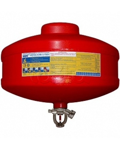 Модуль порошкового пажаротушения ПОЖТЕХНИКА МПП-12/93 МИГ (температура срабатывания +93°С) (красный) в Коврове Модули порошковые Pintop.ru