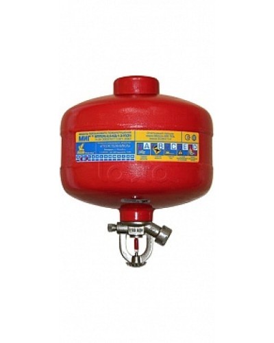 Модуль порошкового пажаротушения ПОЖТЕХНИКА МПП-2,5/68 МИГ (температура срабатывания +68°С) (красный) в Коврове Модули порошковые Pintop.ru