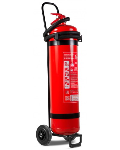 Огнетушитель порошковый ПОЖТЕХНИКА ОП-12(з)МИГ (6А, 233В, С, Е) передвижной в Коврове Огнетушители Pintop.ru