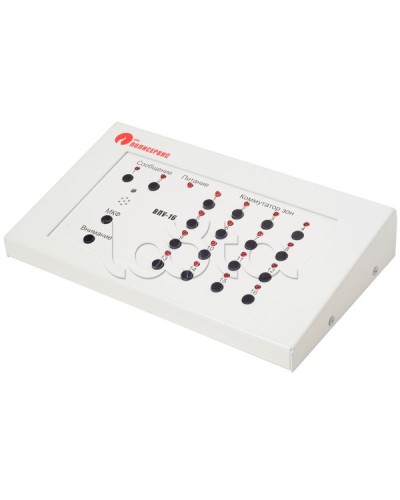 Пульт управления выносной Полисервис ВПУ-16 в Коврове Система оповещения Октава Полисервис Pintop.ru