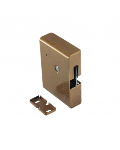 Замок электромеханический с толкателем и датчиком положения двери Promix-SM308.10.1 (коричневый) в Коврове Электромагнитные замки Pintop.ru