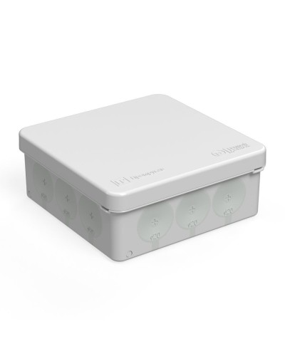 Коробка распред. 60-0303м двухкомп. безгалогенная (HF) 100х100х40 (8шт/уп) Промрукав (60-0303м) в Коврове Распределительные коробки Pintop.ru