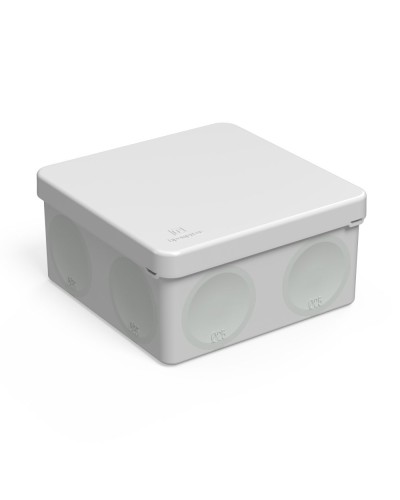 Коробка распред. 60-0300м двухкомп. безгалогенная (HF) 100х100х50 (8шт/уп) Промрукав (60-0300м) в Коврове Распределительные коробки Pintop.ru