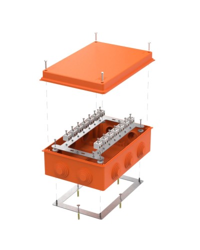 Коробка огнест. для о/п 40-0330-FR2.5-28 Е15-Е120 RAL2004 260х175х90 (7 шт/кор) Промрукав (40-0330-FR2.5-28) в Коврове Распределительные коробки Pintop.ru