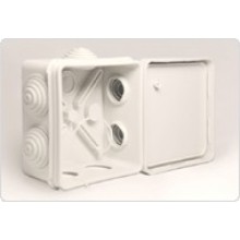 Коробка распаячная 70х70х40, серый (132 шт/уп) Промрукав 40-0200