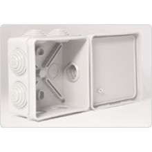 Коробка распаячная 80х80х40, серый (105 шт/уп) Промрукав 40-0210