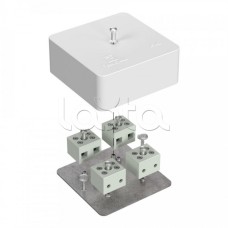 Коробка огнестойкая для кабель-канала 40-0450-FR6.0-8 Е15-Е60 (латунь) 75х75х30 Промрукав (40-0450-FR6.0-8-Е60)