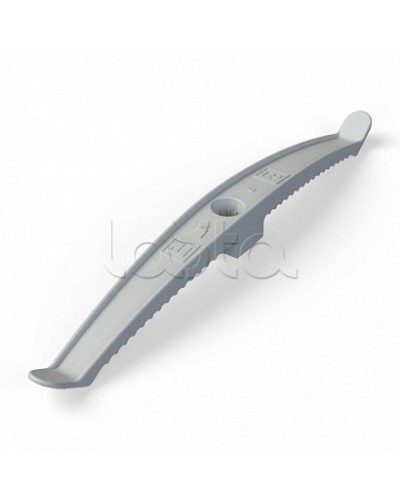 Держатель кабеля двусторонний для прямого монтажа серый (20шт/120шт уп/кор) Промрукав (PR13.0382) в Коврове Монтажные материалы Pintop.ru