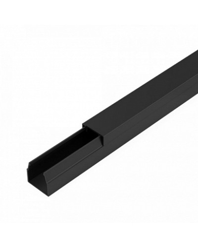 Кабель-канал черный 2-й замок в п/э 12х12 мм (120 м/уп) Промрукав (PR03.0208) в Коврове Кабель-канал Pintop.ru