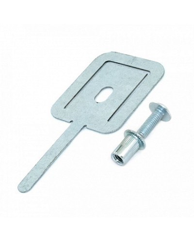 Комплекты для крепления ОКЛ с использованием винта, заклепки и хомута FR ПР-40 (100 шт) Промрукав (PR08.5204) в Коврове Огнестойкие кабельные линии Pintop.ru