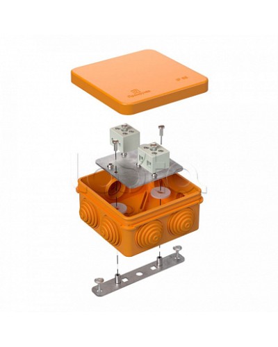 Коробка огнестойкая для о/п 40-0210-FR6.0-4 Е15-Е120 80х80х40 Промрукав в Коврове Огнестойкие кабельные линии Pintop.ru