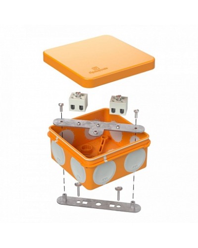 Коробка огнестойкая для о/п двухкомпонентная 60-0210-FR2.5-4 Е15-Е120 80х80х40 Промрукав (60-0210-FR2.5-4) в Коврове Огнестойкие кабельные линии Pintop.ru