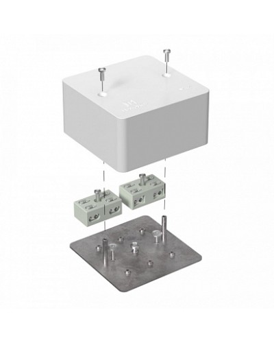 Коробка огнестойкая разветвительная для кабель-канала 40-0460-FR6.0-4-4-Р Е15-Е60 85х85х45 Промрукав в Коврове Огнестойкие кабельные линии Pintop.ru
