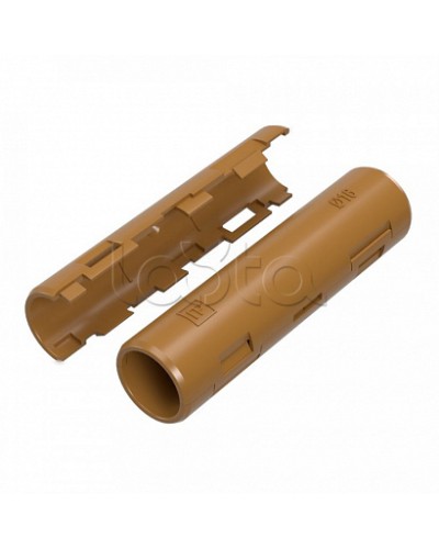 Муфта разборная d16 мм бук (100шт/1200шт уп/кор) Промрукав (PR13.0421) в Коврове Повороты, муфты, тройники Pintop.ru