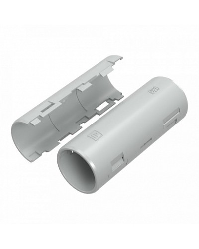 Муфта разборная d25 мм атмосферостойкая серая (5шт/300шт уп/кор) Промрукав (PR13.0431) в Коврове Повороты, муфты, тройники Pintop.ru