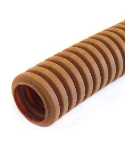 Труба гофрированная ПВХ легкая 350 Н бук с/з д16 (50 м/уп) Промрукав (PR01.0032) в Коврове Труба гофрированная Pintop.ru