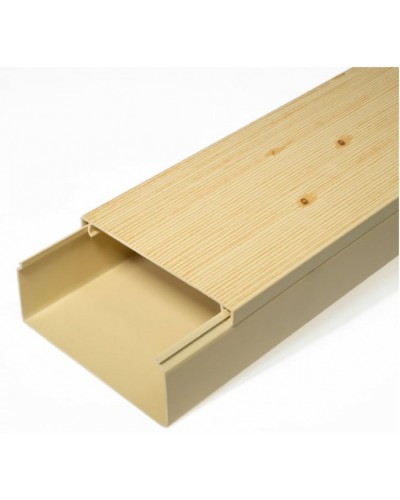 Кабель-канал сосна 2-й замок 100х40 (24м/уп) Промрукав (PR.025453) в Коврове Кабель-канал Pintop.ru