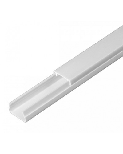 Кабель-канал белый 2-й замок в п/э 15х10 (144 м/уп) Промрукав (PR03.0047) в Коврове Кабель-канал Pintop.ru