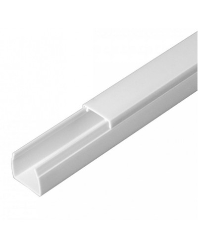 Кабель-канал белый 2-й замок в п/э 16х16 (84 м/уп) Промрукав (PR03.0048) в Коврове Кабель-канал Pintop.ru